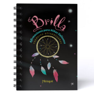 Cuaderno atrapasueños con afirmaciones