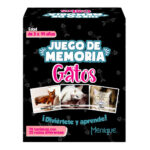juego de memoria bilingüe de gatos con 35 pares