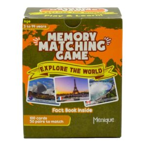 Memory Matching Game. Explore the World
